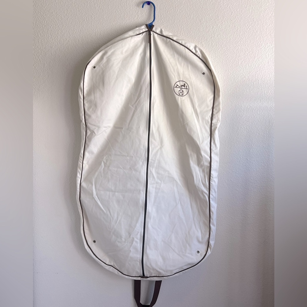 Hermès garment bag.